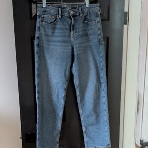 American Eagle Outfitters Womens Classic Blue Straight Jeans